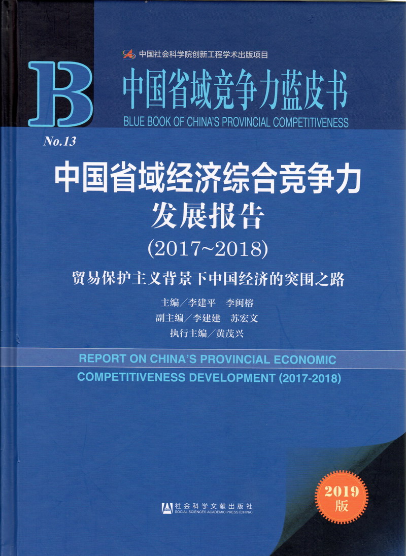 大陆艺术HDxxxx中国省域经济综合竞争力发展报告（2017-2018）